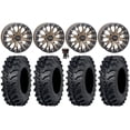 thumbnail image 1 of System 3 SB-4 15" Wheels Bronze (4+3) 30" MT911 Tires Can-Am Maverick X3 / Honda Pioneer 1000 / Talon, 1 of 4