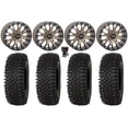 thumbnail image 1 of System 3 SB-4 15" Wheels Bronze (6+1) 32" Roctane STX Tires Can-Am Maverick X3 / Honda Pioneer 1000 / Talon, 1 of 4