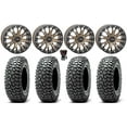thumbnail image 1 of System 3 SB-4 15" Wheels Bronze (6+1) 35" RocScraper Tires Can-Am Commander Maverick Renegade Outlander Defender, 1 of 4