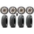 thumbnail image 1 of System 3 SB-4 15" Wheels Bronze (6+1/4+3) 32" RocScraper Tires Honda Talon, 1 of 5