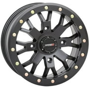 System 3 SB-4 Beadlock 15x7 ATV/UTV Wheel - Matte Black 4/156 4+3 [15S3-3157]