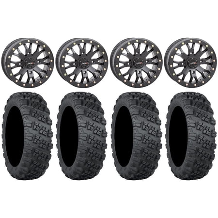 System 3 SB-4 Bk (4+3) 15" Wheels 33" Versa Cross V3 Tires Sportsman RZR Ranger