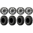 thumbnail image 1 of System 3 SB-4 Bk (6+1) 15" Wheels 35" MotoRavage XL Tires Sportsman RZR Ranger, 1 of 4