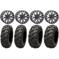thumbnail image 1 of System 3 SB-4 Black (4+3) 14" Wheels 27" Blackwater Tires Sportsman 550 850 1000, 1 of 4