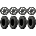 thumbnail image 1 of System 3 SB-4 Black (4+3) 14" Wheels 28" MotoRally Tires Polaris RZR XP 1000 / PRO XP / Ranger XP 900/1000, 1 of 4