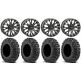 thumbnail image 1 of System 3 SB-4 Black (4+3) 15" Wheels 34" MotoVator Tires Sportsman RZR Ranger, 1 of 4