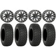 thumbnail image 1 of System 3 SB-4 Black (6+1) 14" Wheels 30" RT320 Tires Kawasaki Mule Pro FXT, 1 of 4