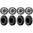 thumbnail image 1 of System 3 SB-4 Black (6+1/4+3) 14" Wheels 28" MotoSlayer Tires Can-Am Defender, 1 of 5