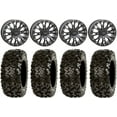 thumbnail image 1 of System 3 SB-4 Black (6+1/4+3) 14" Wheels 30" Rip Saw Tires Can-Am Defender, 1 of 5