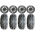 thumbnail image 1 of System 3 SB-4 Black (6+1/4+3) 15" Wheels 28" MotoClaw Tires Can-Am Defender, 1 of 5