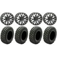 thumbnail image 1 of System 3 SB-4 Black (6+1/4+3) 15" Wheels 30" Crawler XR Tires Can-Am Defender, 1 of 5