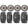 thumbnail image 1 of System 3 SB-4 Br (4+3) 14" Wheels 28" Bear Claw HTR Tires Sportsman 550 850 1000, 1 of 4