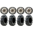 thumbnail image 1 of System 3 SB-4 Bronze (4+3) 14" Wheels 26.5" Terminator Tires Kawasaki Teryx Mule, 1 of 4