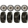 thumbnail image 1 of System 3 SB-4 Bronze (4+3) 14" Wheels 26" Rip Saw Tires Sportsman RZR Ranger, 1 of 4