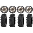 thumbnail image 1 of System 3 SB-4 Bronze (4+3) 14" Wheels 28" ACP Tires Kawasaki Mule Pro FXT, 1 of 4