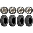 thumbnail image 1 of System 3 SB-4 Bronze (4+3) 14" Wheels 28" Coyote Tires Can-Am Commander Maverick Renegade Outlander Defender, 1 of 4