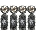 thumbnail image 1 of System 3 SB-4 Bronze (4+3) 14" Wheels 28" Moto MTC Tires Polaris RZR XP 1000 / PRO XP / Ranger XP 900/1000, 1 of 4