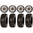 thumbnail image 1 of System 3 SB-4 Bronze (4+3) 14" Wheels 28" Rip Saw Tires Sportsman RZR Ranger, 1 of 4
