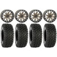 thumbnail image 1 of System 3 SB-4 Bronze (4+3) 14" Wheels 30" XC450 Tires Polaris RZR XP 1000 / PRO XP / Ranger XP 900/1000, 1 of 4