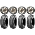 thumbnail image 1 of System 3 SB-4 Bronze (4+3) 14" Wheels 32" Liberty Tires Kawasaki Mule Pro FXT, 1 of 4