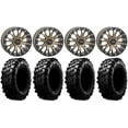thumbnail image 1 of System 3 SB-4 Bronze (4+3) 15" Wheels 29" Carnivore Tires Can-Am Commander Maverick Renegade Outlander Defender, 1 of 4