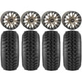 thumbnail image 1 of System 3 SB-4 Bronze (4+3) 15" Wheels 32" Desert Series Tires Can-Am Commander Maverick Renegade Outlander Defender, 1 of 4