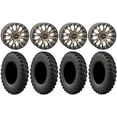 thumbnail image 1 of System 3 SB-4 Bronze (6+1) 14" Wheels 30" MotoRally Tires Sportsman RZR Ranger, 1 of 4