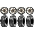 thumbnail image 1 of System 3 SB-4 Bronze (6+1) 15" Wheels 30" Rampage Tires Can-Am Commander Maverick Renegade Outlander Defender, 1 of 4