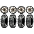 thumbnail image 1 of System 3 SB-4 Bronze (6+1) 15" Wheels 32" Roxxzilla 396 Tires Polaris RZR XP 1000 / PRO XP / Ranger XP 900/1000, 1 of 4
