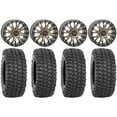 thumbnail image 1 of System 3 SB-4 Bronze (6+1/4+3) 14" Wheels 28" XCR350 Tires Honda Talon, 1 of 5