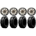 thumbnail image 1 of System 3 SB-4 Bronze (6+1/4+3) 15" Wheels 32" Carnivore Tires Honda Talon, 1 of 5