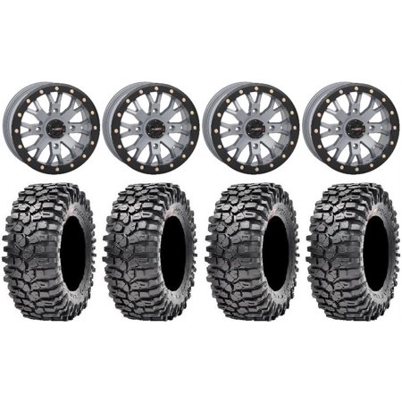 System 3 SB-4 Grey (6+1/4+3) 14" Wheels 32" Roxxzilla 396 Tires Honda Talon