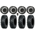thumbnail image 1 of System 3 SB-5 14" Wheels Black 32" MT911 Tires Sportsman RZR Ranger, 1 of 4
