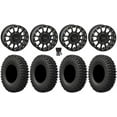 thumbnail image 1 of System 3 SB-5 14" Wheels Black 32" MotoCrusher Tires Sportsman RZR Ranger, 1 of 4