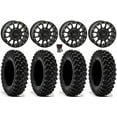thumbnail image 1 of System 3 SB-5 14" Wheels Black 34" Warrior XT Sticky Tires Kawasaki Mule Pro FXT, 1 of 4