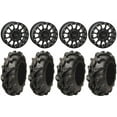 thumbnail image 1 of System 3 SB-5 Black 14" Wheels 27" Mega Mayhem Tires Kawasaki Mule Pro FXT, 1 of 5