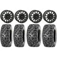 thumbnail image 1 of System 3 SB-5 Black 14" Wheels 28" Bear Claw HTR Tires Can-Am Maverick X3 / Honda Pioneer 1000 / Talon, 1 of 4