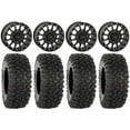 thumbnail image 1 of System 3 SB-5 Black 14" Wheels 28" XC450 Tires Sportsman RZR Ranger, 1 of 4