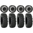 thumbnail image 1 of System 3 SB-5 Black 14" Wheels 28" XTR370 Tires Sportsman RZR Ranger, 1 of 4