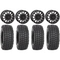 thumbnail image 1 of System 3 SB-5 Black 14" Wheels 30" XCR350 Tires Sportsman RZR Ranger, 1 of 4