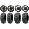 thumbnail image 1 of System 3 SB-5 Black 14" Wheels 30" Zilla Tires Can-Am Commander Maverick Renegade Outlander Defender, 1 of 4