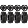 thumbnail image 1 of System 3 SB-5 Black 14" Wheels 32" XC450 Tires Sportsman RZR Ranger, 1 of 4