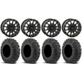 thumbnail image 1 of System 3 SB-5 Black 15" Wheels 30" MotoVator Tires Sportsman RZR Ranger, 1 of 4