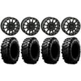 thumbnail image 1 of System 3 SB-5 Black 15" Wheels 35" Carnivore Tires Sportsman RZR Ranger, 1 of 4