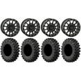 thumbnail image 1 of System 3 SB-5 Black 15" Wheels 37" MotoRavage XL Tires Sportsman RZR Ranger, 1 of 4
