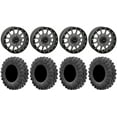 thumbnail image 1 of System 3 SB-5 Grey 14" Wheels 27" MotoRavage Tires Sportsman RZR Ranger, 1 of 4