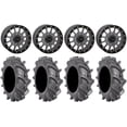 thumbnail image 1 of System 3 SB-5 Grey 14" Wheels 28" BKT AT 171 Tires Can-Am Commander Maverick Renegade Outlander Defender, 1 of 4