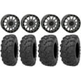 thumbnail image 1 of System 3 SB-5 Grey 14" Wheels 28" Bear Claw EVO Tires Sportsman 550 850 1000, 1 of 4