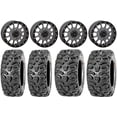 thumbnail image 1 of System 3 SB-5 Grey 14" Wheels 28" Bear Claw HTR Tires Can-Am Maverick X3 / Honda Pioneer 1000 / Talon, 1 of 4