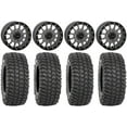 thumbnail image 1 of System 3 SB-5 Grey 14" Wheels 28" XCR350 Tires Sportsman RZR Ranger, 1 of 4